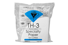 Load image into Gallery viewer, CAFEC TH-3 | CUP 4 MEDIUM ROAST PAPER FILTER | V60 02 | TH34-100