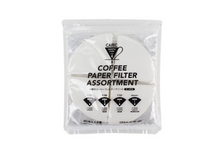 Load image into Gallery viewer, CAFEC 4P Paper Filter Assortment | V60 02 | Cup4 | CFA4-40W-4P