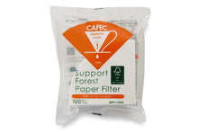 Load image into Gallery viewer, CAFEC SFP (Support Forest Paper) Cup 1 Cone Paper Filter | SFP1-100W