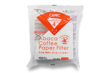 Load image into Gallery viewer, CAFEC Abaca Cup 4 Cone Paper Filter | AC4-100W
